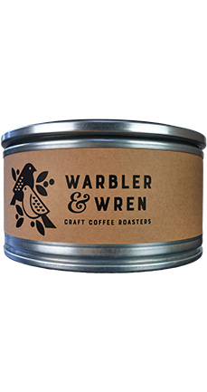 Warbler and Wren tin of coffee